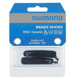 1 Par Gomas Zapatas Freno Recambio R55C Cerámica Shimano