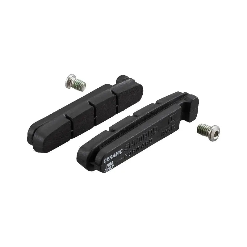 1 Par Gomas Zapatas Freno Recambio R55C Cerámica Shimano
