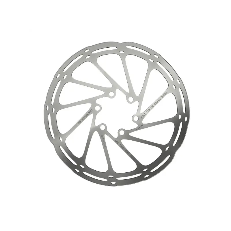10 Discos de Freno 160 mm 6 Tornillos Negro Platead SRAM