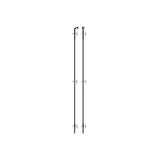 100 Radios Laser Inox Straight Pull Negros