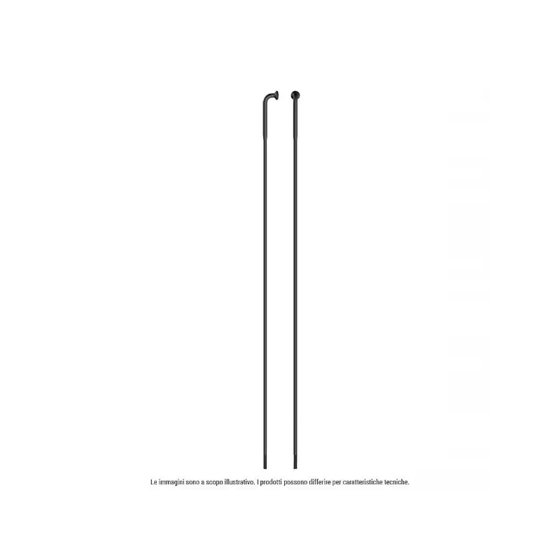 100 Radios Race Inox Straight Pull Negros Con Cabecillas