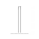 100 Radios Race Inox Straight Pull Negros Con Cabecillas