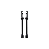 2 Válvulas Tubeles Aluminio 80 mm Negras WAG