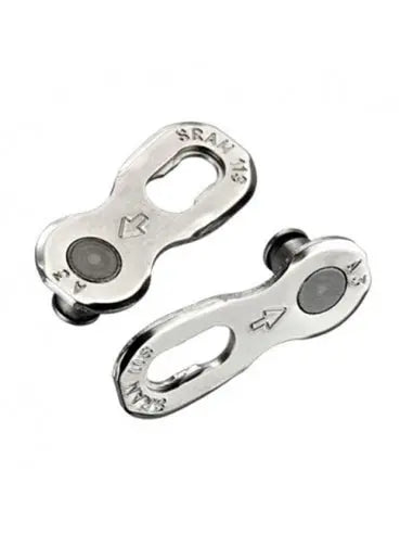 4 Enganches Cadena Plata PowerLock 11V SRAM