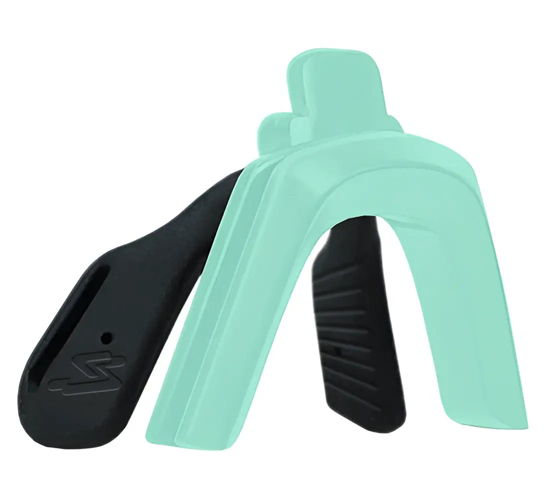 Accesorio ciclismo Spiuk Profit gafa nasal unisex de silicona mint green y negro con agarre texturizado