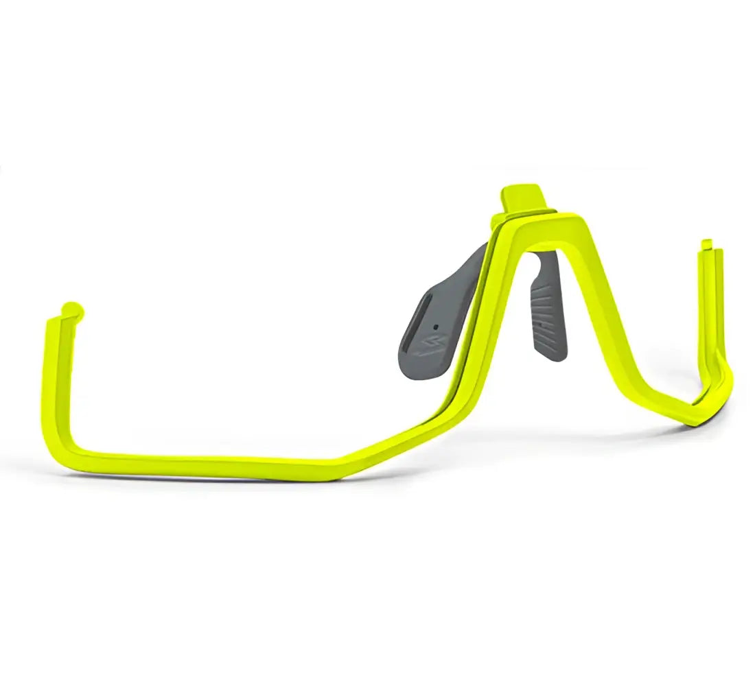 Gafas ciclismo spiuk gafa profit 3 montura unisex con montura inferior amarilla neón y almohadillas ajustables grises