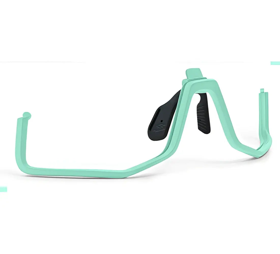 Accesorio ciclismo spiuk gafa profit 3 montura unisex en color verde menta con montura inferior de plástico y almohadillas negras