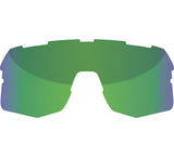 Lente verde y azul con efecto espejo para ciclismo spiuk gafa profit 3 pantalla full unisex