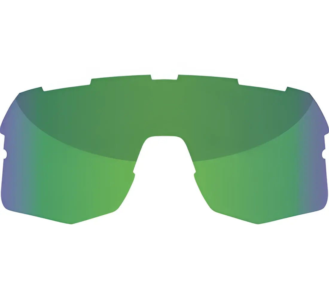 Lente verde y azul con efecto espejo para ciclismo spiuk gafa profit 3 pantalla full unisex
