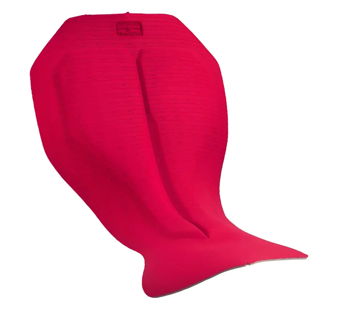 Saddle de ciclismo spiuk nice anatomic hd hombre rojo ergonómico con superficie texturizada y costuras sutiles