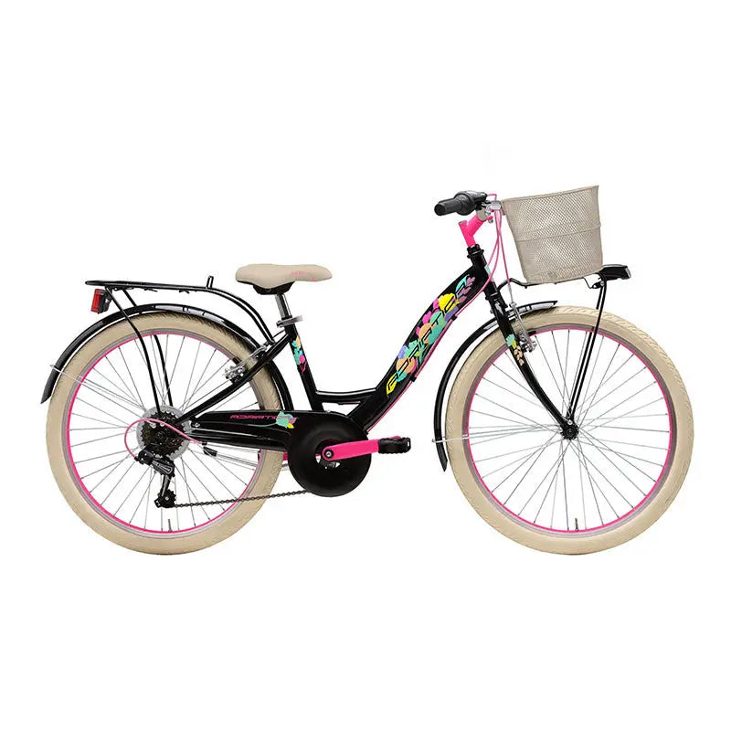 Bicicleta Adriatica CTB 24 6V Donna - Blanca y Fucsia
