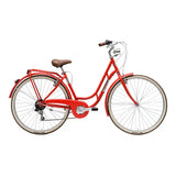 Bicicleta Adriatica Danish Lady 28" 6V Sh Roja