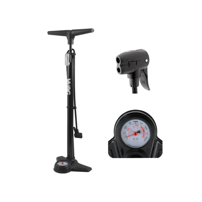 Bomba Taller Basic Plus Acero con Manometro WAG