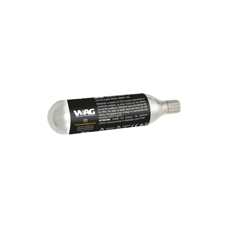 Bote 35 Bombonas CO2 25 G con Rosca WAG