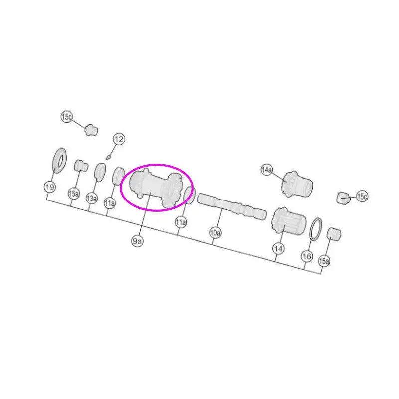 Buje Trasero Vision Metron DB-CL-X12 24H U2098