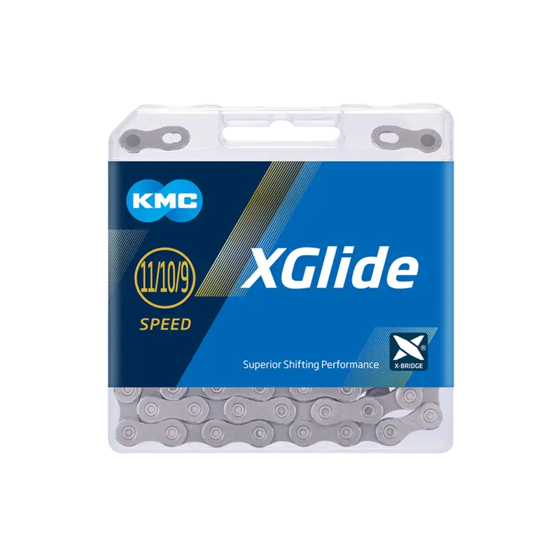 Cadena KMC 11V - Color: Plata - Eslabones: 118