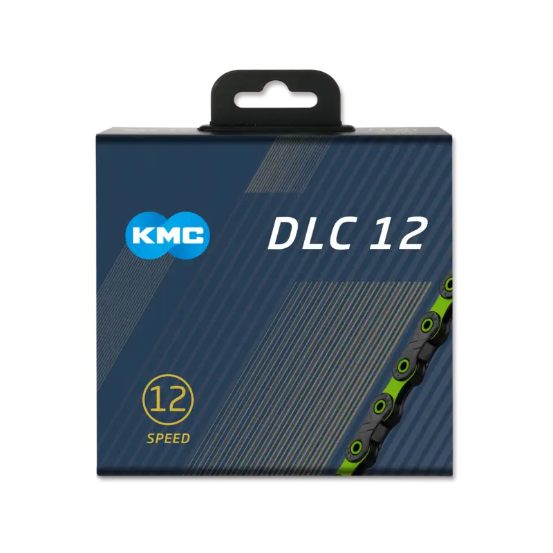 Cadena KMC 12V - Color: Verde - Eslabones: 126