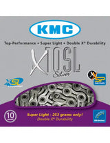 Cadena KMC X10 10V - Eslabones: 114