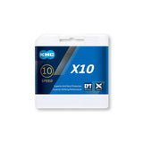 Cadena KMC X10 10V - Eslabones: 114