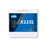 Cadena KMC X11 11V - Color: Negro - Eslabones: 118