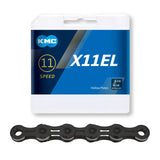 Cadena KMC X11 11V - Color: Negro - Eslabones: 118