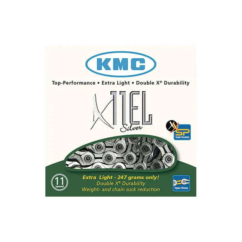 Cadena KMC X11 11V - Color: Plata