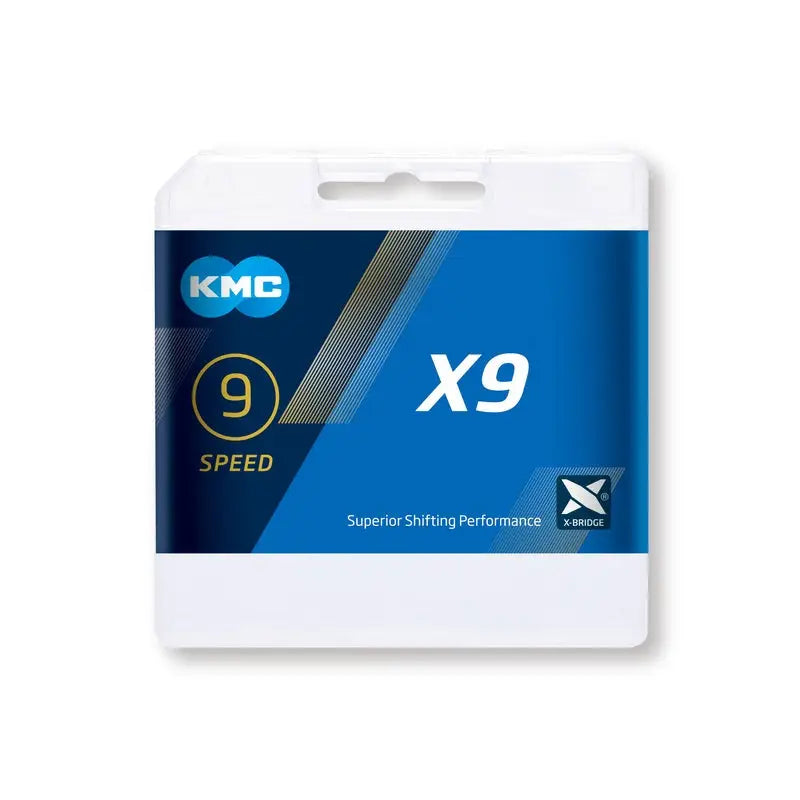 Cadena KMC X9 9V - Eslabones: 114