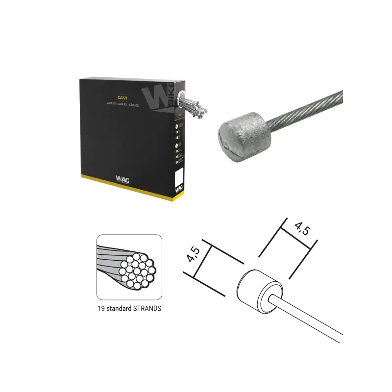 Caja 100 Cable Cambio 1.2x1950 mm WAG
