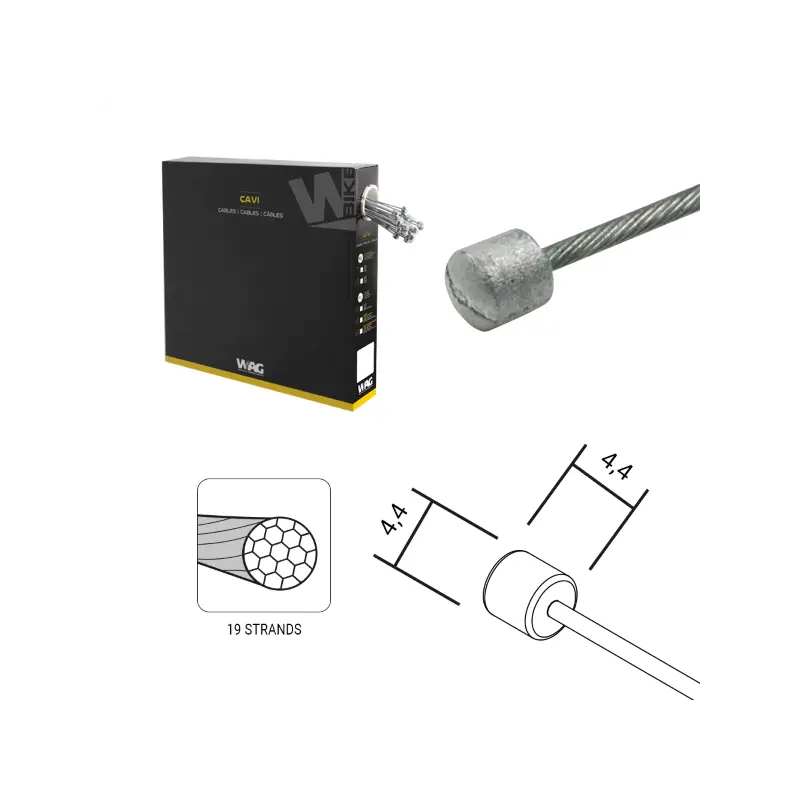 Caja 100 Cable Cambio Slick 1.1x1950 mm Sh WAG
