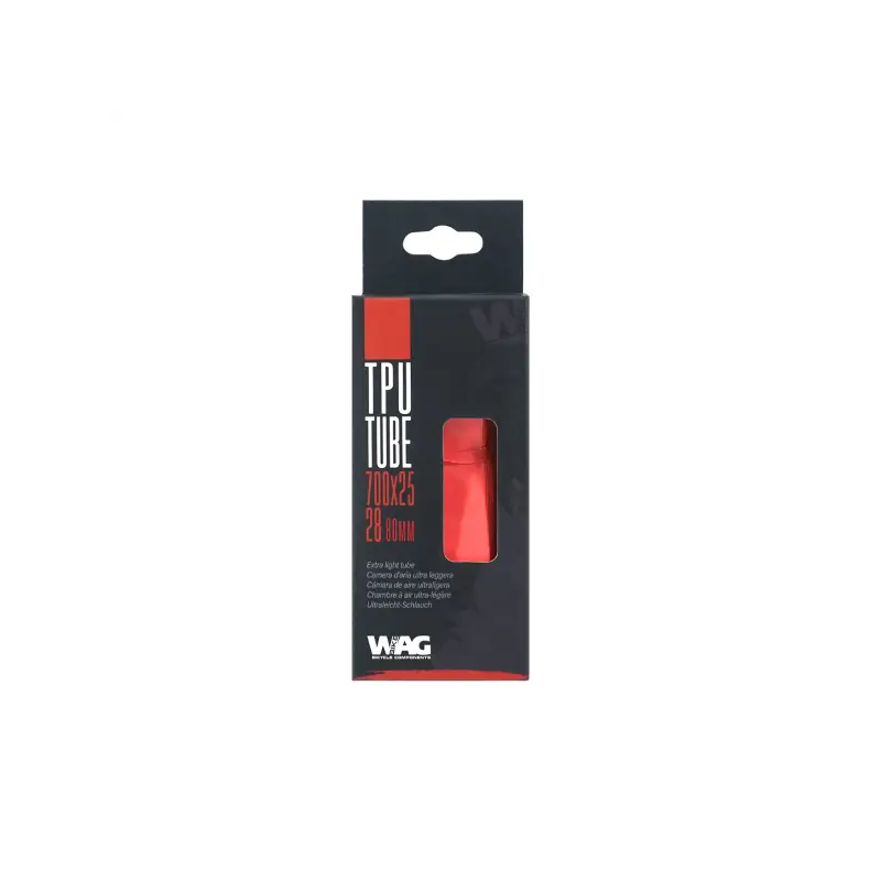 Cámara WAG 700x25-28 Tpu Válvula Presta 80 mm