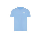Camiseta ciclismo spiuk de algodón azul claro con logo blanco bordado para uso unisex en ciclismo urbano