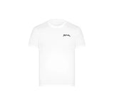 Camiseta ciclismo spiuk unisex blanca de manga corta con logo pequeño bordado en negro en el pecho izquierdo