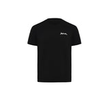 Camiseta ciclismo spiuk m/c city unisex negra con logo spik blanco bordado en el pecho izquierda