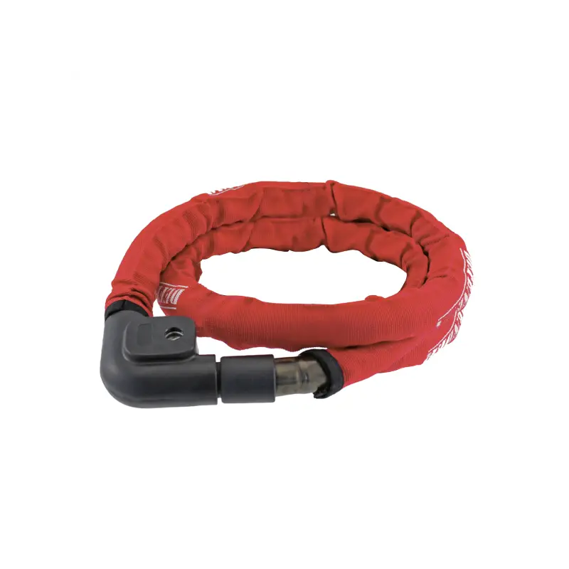 Candado Cable Reforzado Pitone Ø 22 Negro-rojo WAG