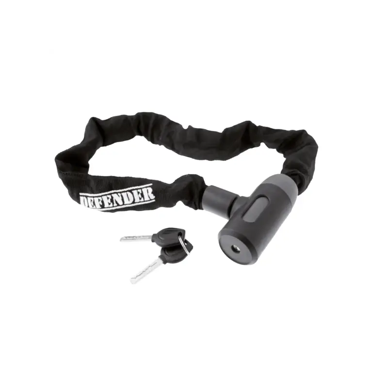 Candado Cadena Recubierta 10x800 mm Negro WAG