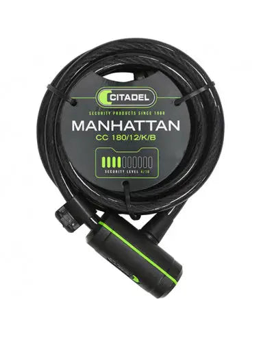 Candado Espiral Citadel Manhattan C-sop 12-180 cm