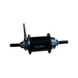 Carrete Contrapedal Aluminio Negro 32T Gurpil