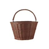 Cesta Delantera Mimbre Marrón con Asas y Clip para Manillar Easy