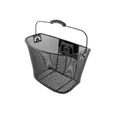 Cesta Delantera Ovalada Clip-on Manillar Negro Easy