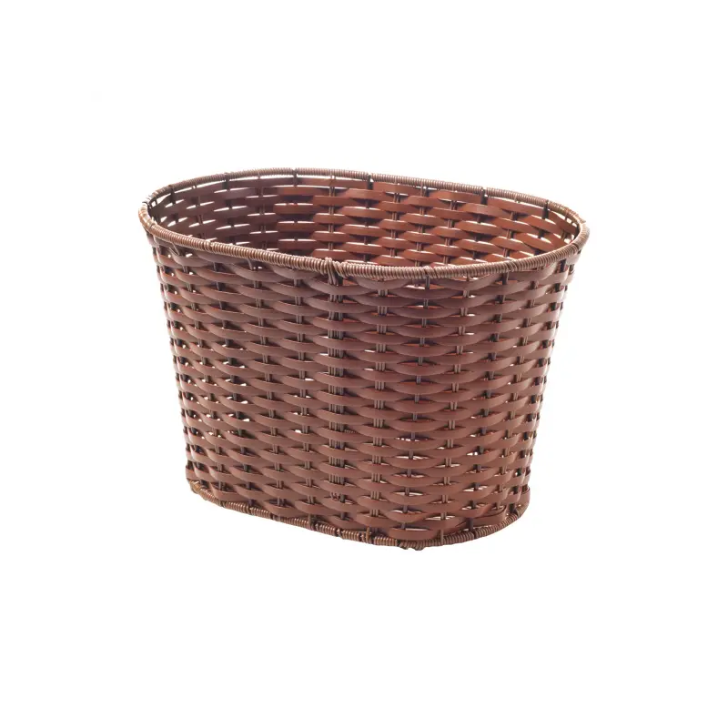 Cesta Delantera Ovalada Mimbre Sintetico Marrón Easy