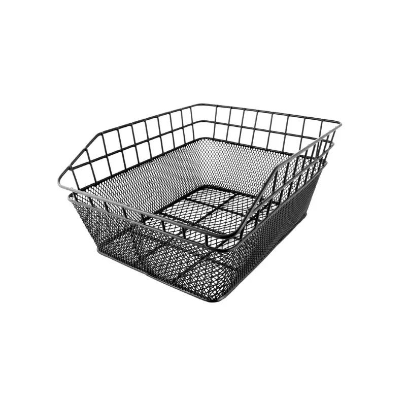 Cesta Trasera Doble Malla Negro Easy
