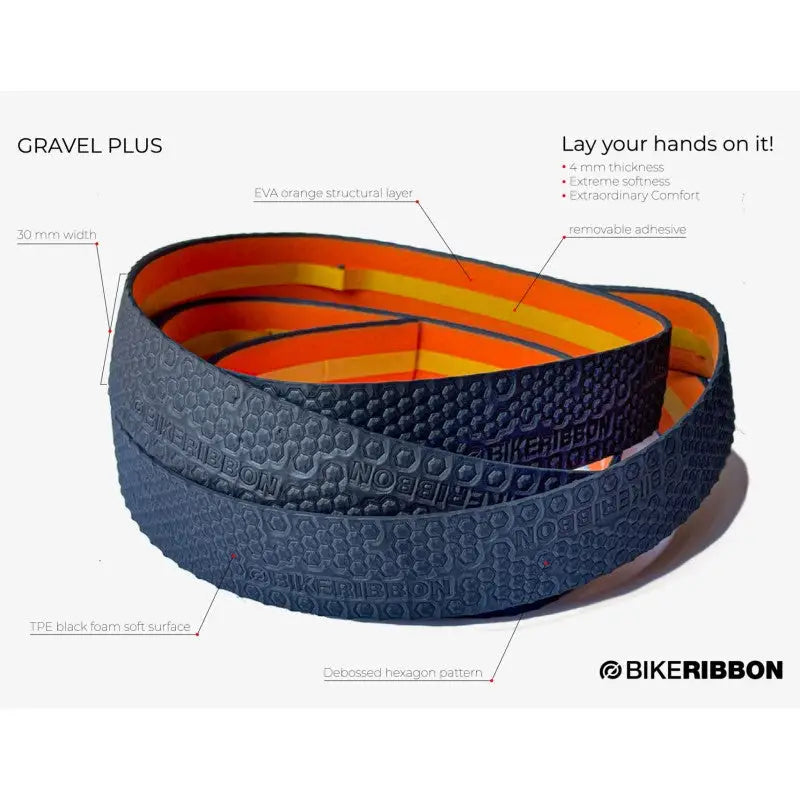 Cinta Manillar Bike Ribbon Gravel Plus Negra