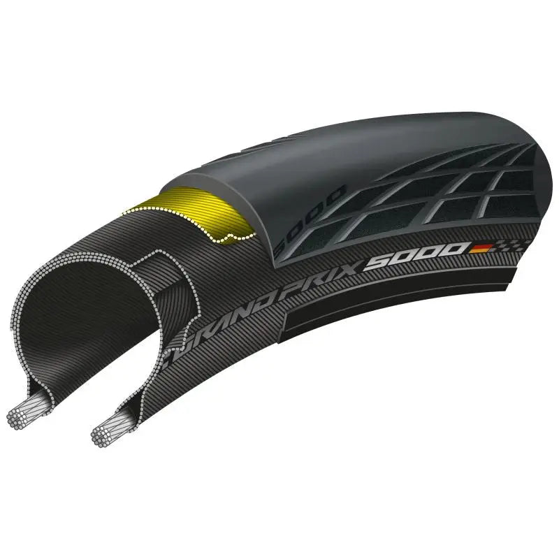 Cubierta Continental Grand Prix 5000 Negro