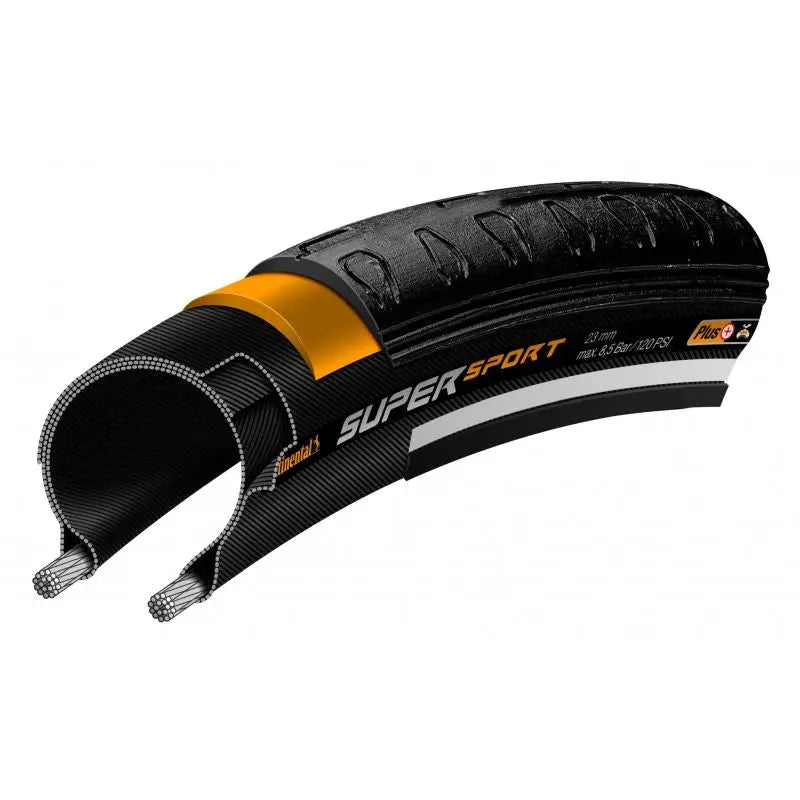 Cubierta Continental Supersport Plus Plegable Negra
