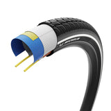 Cubierta Michelin City Touring (fb) 55-622 Negro