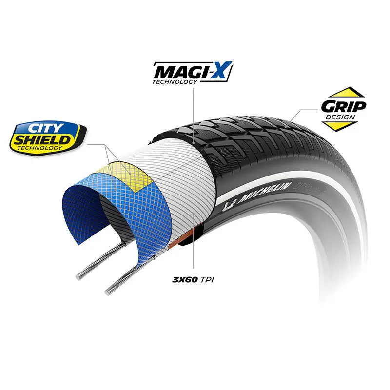 Cubierta Michelin City Touring Performance Line (47-622)