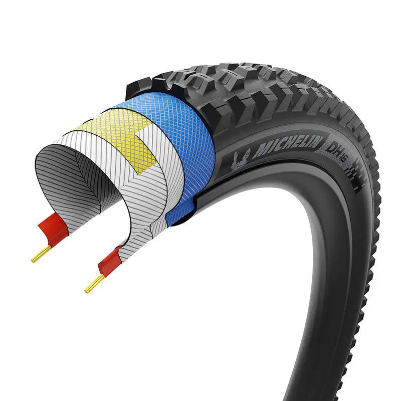 Cubierta Michelin Downhill 16 TS TLR Dark Racing Line Plegable