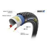 Cubierta Michelin Downhill 16 TS TLR Negro Racing Line Plegable