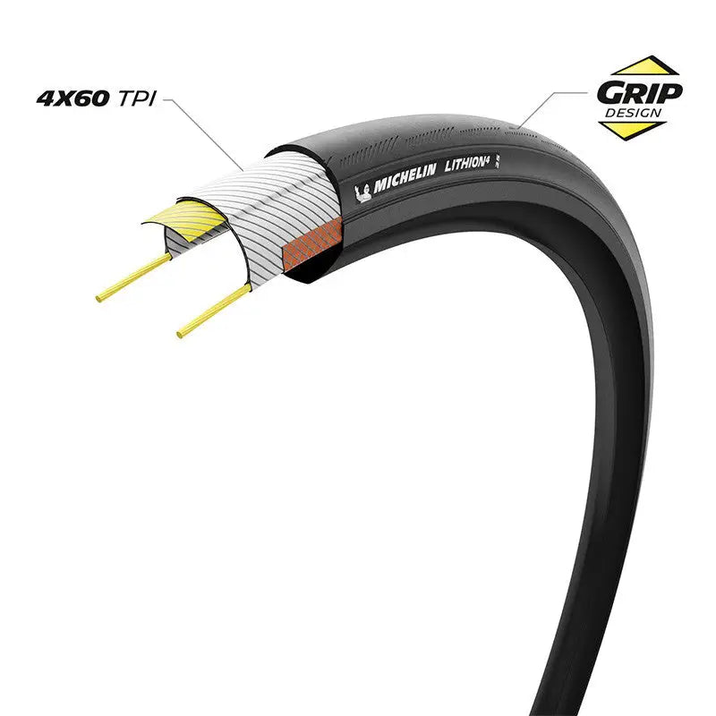 Cubierta Michelin Lithion 4 TS Negro