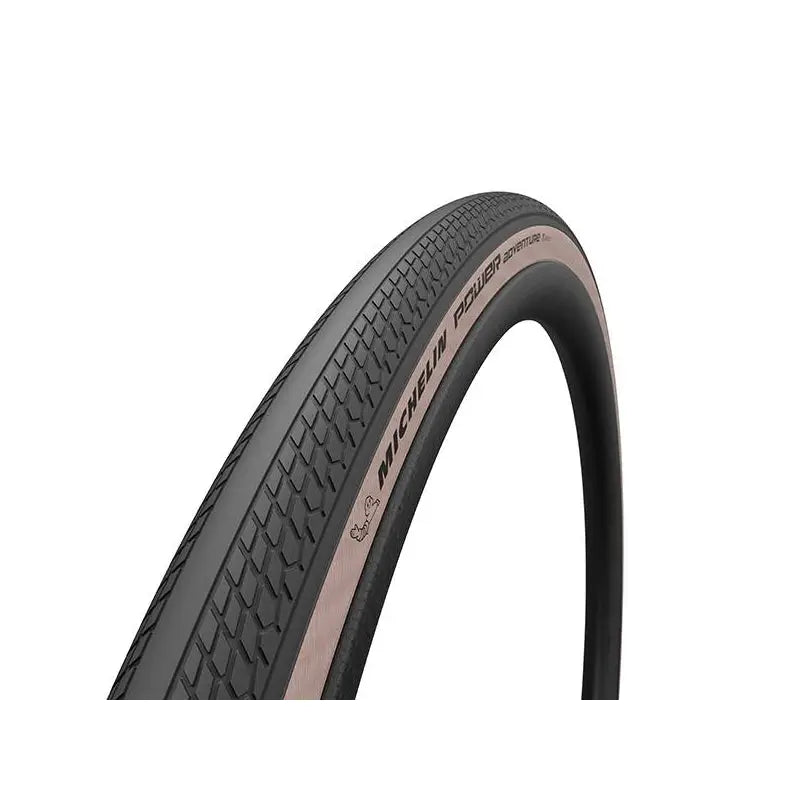 Cubierta Michelin Power Adventure TLR NEGRO-MARRO Plegable
